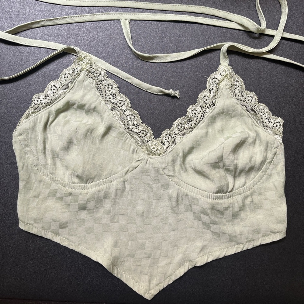 Green Kendall & Kylie top
